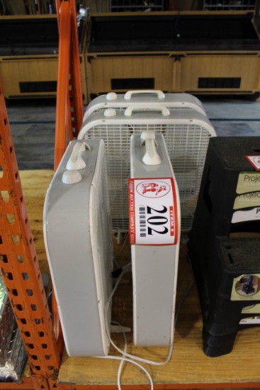(4) Box Fans