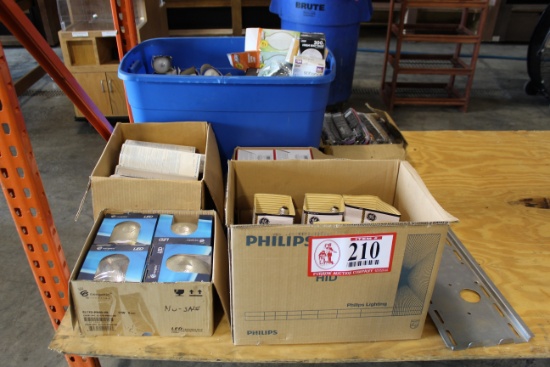 Various Light Bulbs, Metal Highlight Led, Electronic Ballast, Mercury Vapor