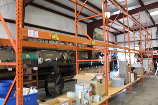 (5) Sections Of Pallet Racking 16' X 40" X 96"