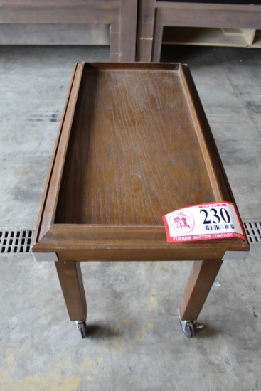 Bakery Display Table On Casters, Small