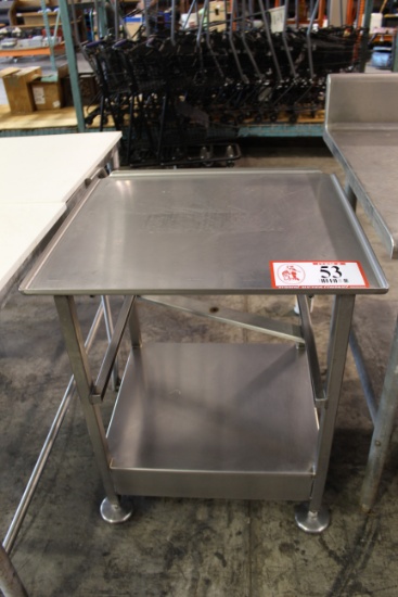 25.5" X 27" Stainless Steel Equipment Stand