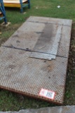 (7) Pieces Of Metal Tread Plate 48