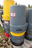 (5) Rubbermaid Boot Trash Cans