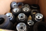 Contents Of Box & Crate: Various Wheels, Tires, Casters, Etc.