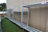 (6) Aluminum Racks On Casters