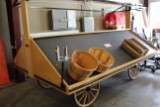 Wagon Type Produce Display Cart