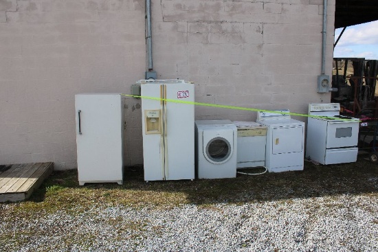 Misc. Appliances, Crosley Range, Performa Dryer, Bosch Dryer, Dishwasher, R