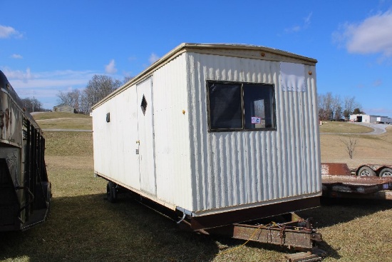 Action Mobile Home Industry Office Trailer, Approx. 30' - No Title