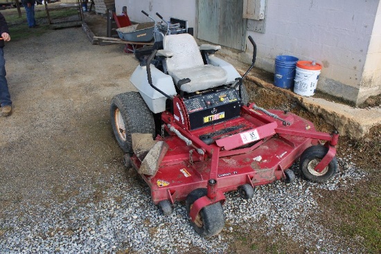 Exmark Zero Turn 72" Cut Zero Turn Mower, Runs but needs belts