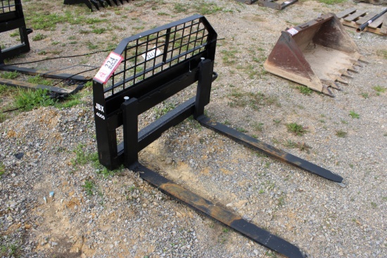 New JBX 4000 48" Skid Steer Fork Attachment