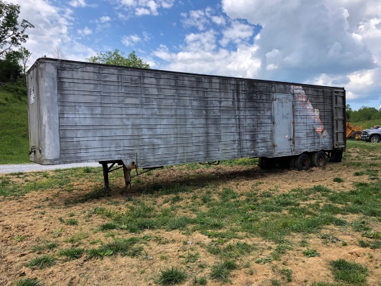 Tandem Axle Van Trailer- No title