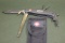 SunCom Multi Tool Wenger  Delmont Switzerland Knife Blade has Lock w/ sheat