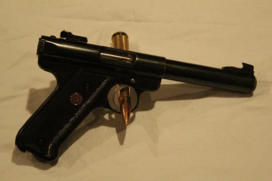 Ruger Mark II Target Blue .22 Long Ridle Semi Automatic