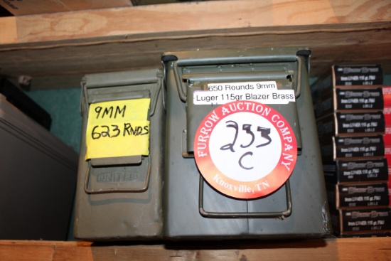 1273 Rounds 9mm Ammo