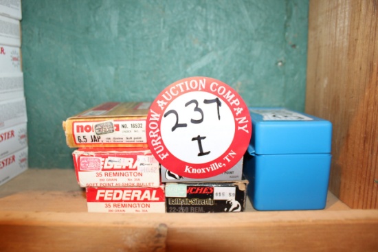 6.5 Japanese, 30-30 Winchester, 35 Remington, 222 Remington, 22-250 30-06,