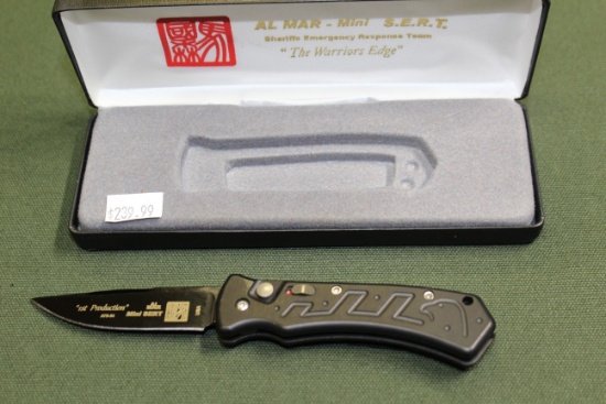 Al Mar Mini SERT 1st Production ATS-34 USA Sheriffs Emergency Response Team