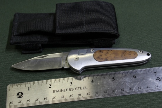 Boker Top Lock II Solingen Germany Stainless, Sheath