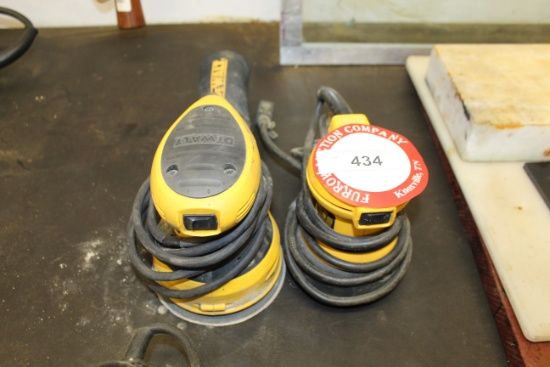 (2) Electric Dewalt Dual Action Sanders