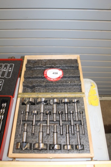 16 Piece Forstner Wood Bit Set from .25"- 2.8"