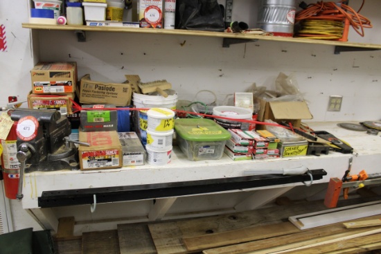 Various Brads, Screws, Nails, Fasteners, Etc.