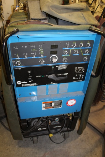 Miller Syncowave 250DX Tig Welder w/ Tig Runner Cart and Cooler