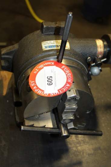 Vertex 3 Jaw Rotary Chuck 6" w/ Tailstock