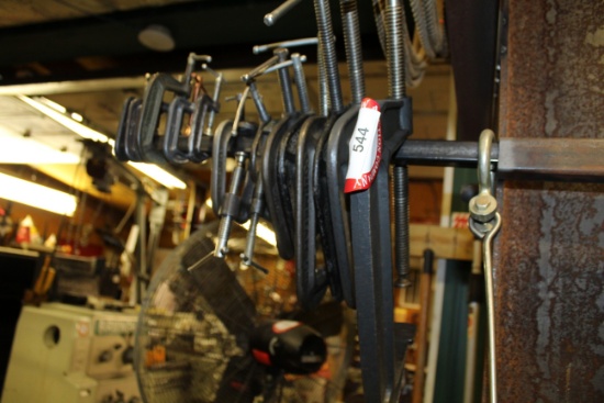 (15) Various Sized C-Clamps