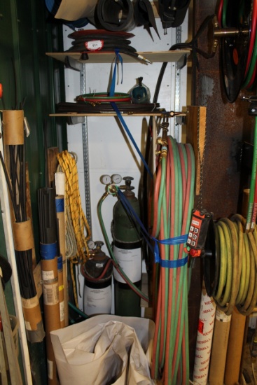 Oxygen/Acetylene Torch Set w/ Hoses, Cart, Etc.