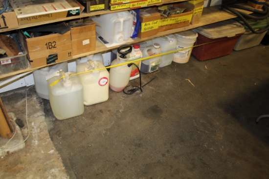 Weed Killer, Floor Cleaner, Various Chemicals