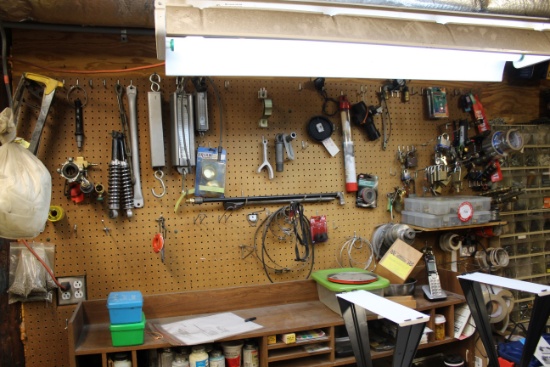 Everything Behind Red Ribbon - Padlocks, Water Hose Connectors