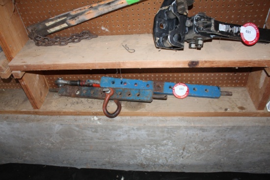 (2) Draw Bars & Top Link For Tractors