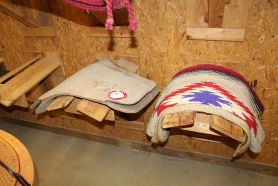 (2) Saddle Blankets