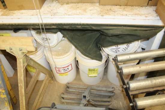 (3) 6 Gallon Buckets of Hard White Wheat