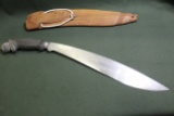 Philippine Machete Custom Made to Order Philippine Islands Handle is carved