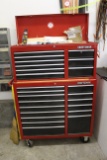 Craftsman Upright Tool Box w/ Base on Casters, 24 Drawers w/ Contents