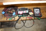 (3) Battery Testers, Jumper Cables, Etc