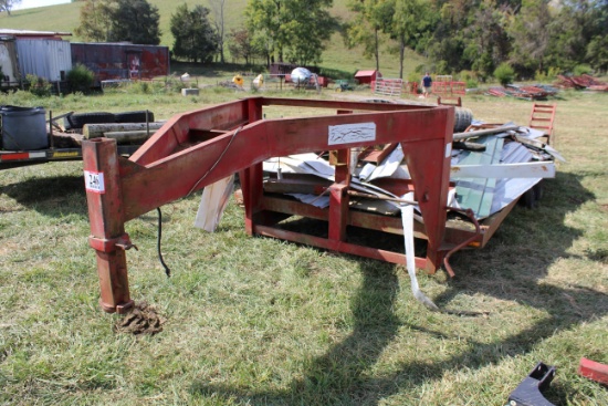 Tandem Axle Gooseneck Equipment Trailer