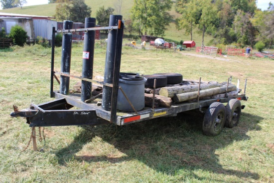 14' x 6' 2 Axle Tag-a-long Trailer