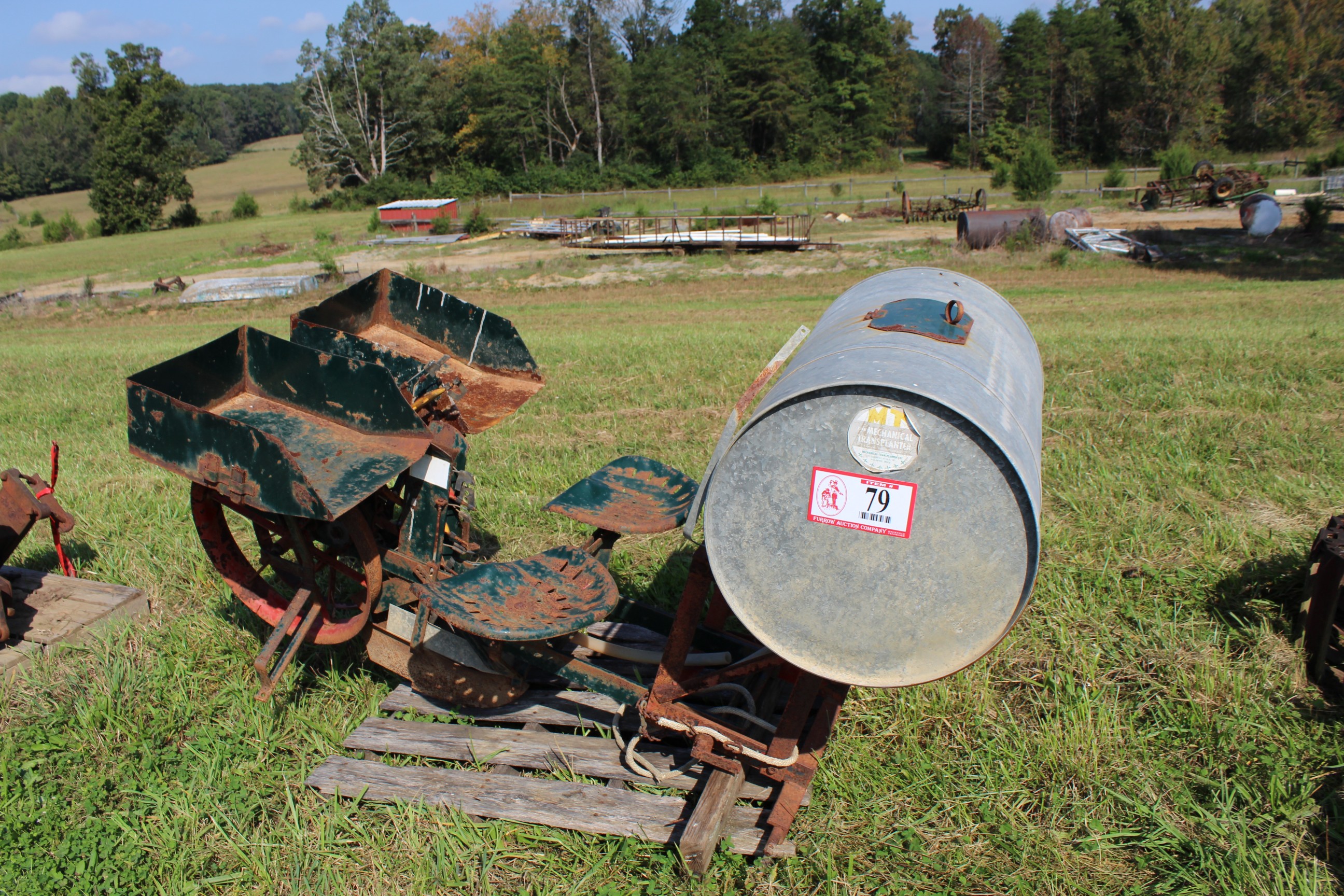 antique tobacco setter Mechanical Transplanter/ Tobacco Setter