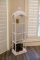 Assorted Lot to Include - Qty. (1) 4- shelve wooden etagere with 3 glass sh