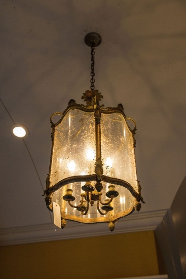 Neoclassical 4 light Lantern, Approx. 40"H x 13"W