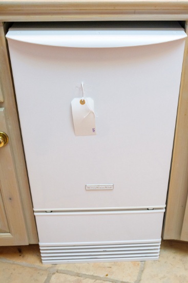 Kitchen Aide Icemaker Model KUIS18NNTW2, S/N EY4710162, Approx.  34"H x 18"
