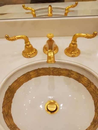 Sherle Wagner Bathroom Fixtures to Include: Qty. (2)