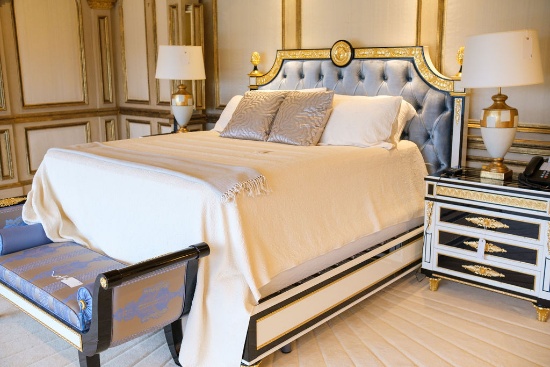 Wellington Bed - King size-  Approx. 63"H x 83"W