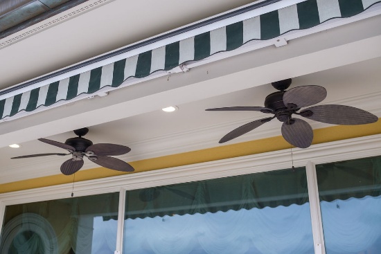 Qty. (2) Hunter Outdoor celling fans , Approx.  48"
