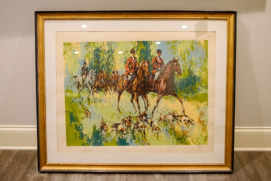 Mark King hunting print from Parkwest Galleries with certificate of authent