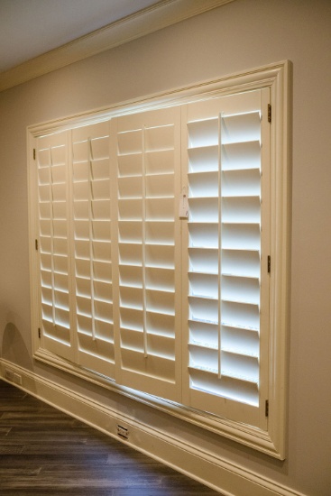 Assorted Lot to include - (3) pairs of Plantation Shutters, Approx.  82"W x