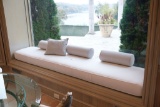 Set of (6) window cushions, Approx.  103