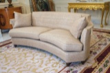 Ambella, Sofa, 2 cushion, upholster in raw silk , Approx. 90