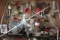 Large Assortment of items, to include:  Funnels, Heaters, Fans, Saws, Level